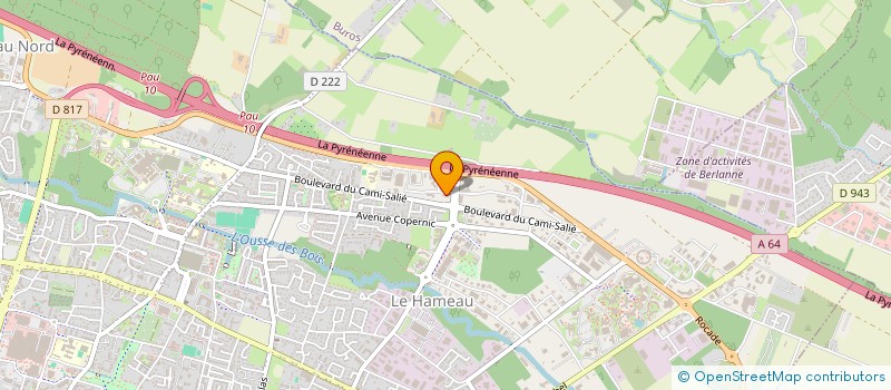 localisation de l'entreprise SETREL à PAU
