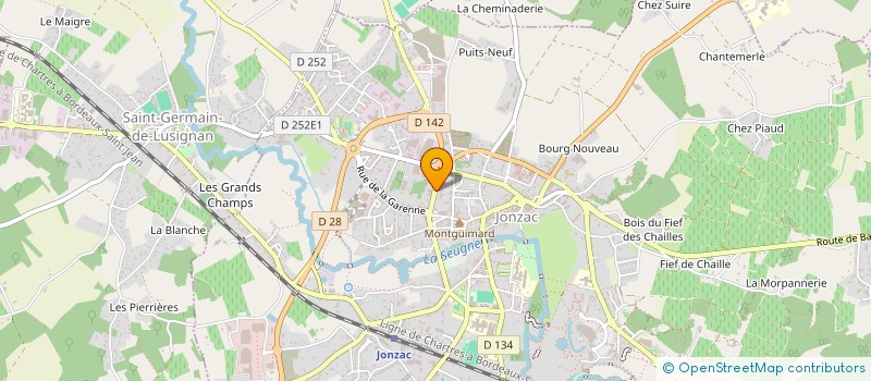 localisation de l'entreprise SETSQUASH JONZAC  JONZAC