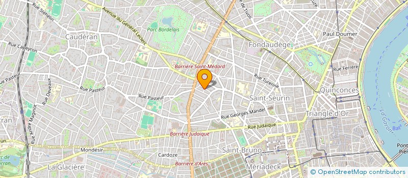 localisation de l'entreprise SETT à BORDEAUX