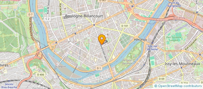 localisation de l'entreprise SETTE à BOULOGNE-BILLANCOURT