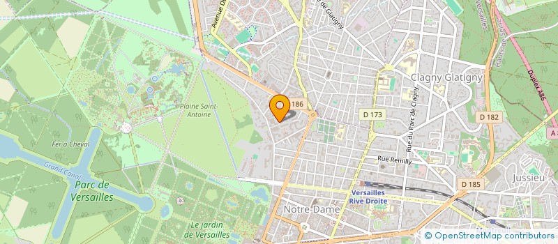 localisation de l'entreprise SETTEBELLO à VERSAILLES