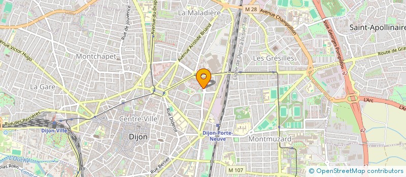 localisation de l'entreprise SETTEM INFORMATIQUE à DIJON