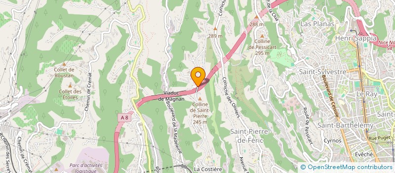 localisation de l'entreprise SETTI-BATIMENT à NICE