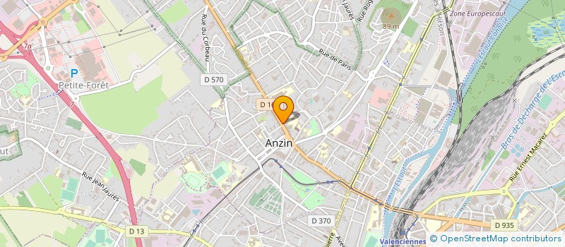 localisation de l'entreprise SETTI ELECTROTECHNIC  ANZIN