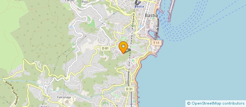 localisation de l'entreprise SETTOU à BASTIA