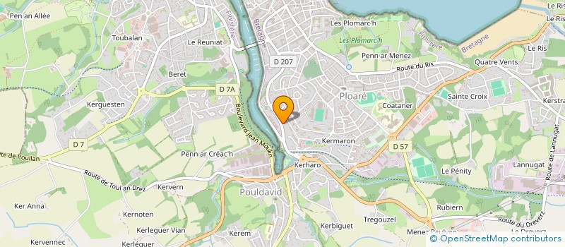 localisation de l'entreprise SETU  DOUARNENEZ