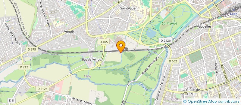 localisation de l'entreprise SETUP ENVIRONNEMENT à CAEN