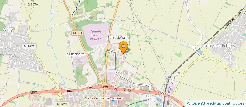 localisation de l'entreprise SETUREC INGENIERIE à DIJON