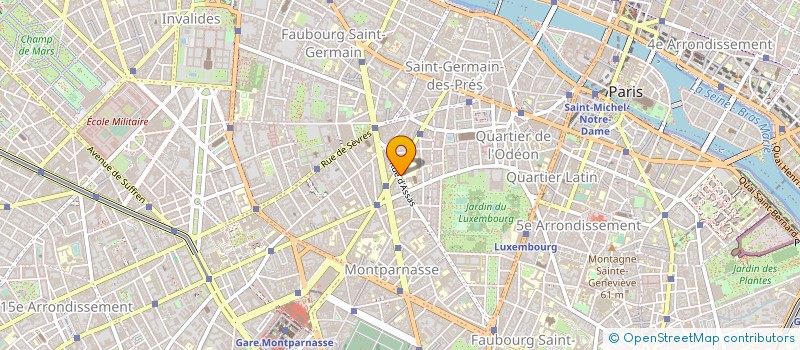 localisation de l'entreprise SETY à PARIS