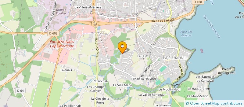 localisation de l'entreprise SETZER  LA RICHARDAIS