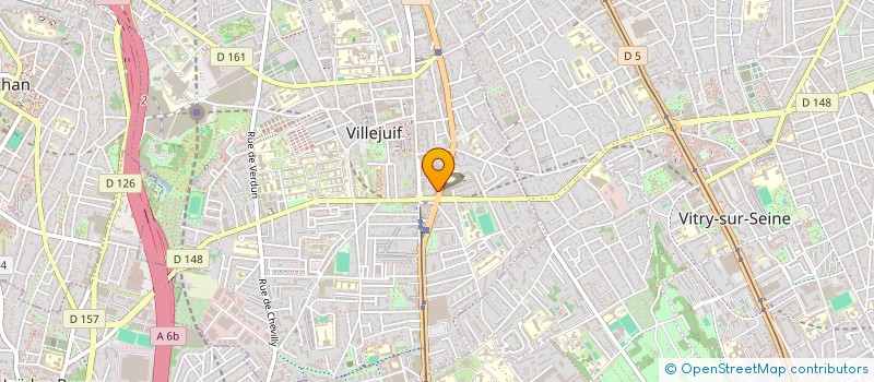 localisation de l'entreprise SEUDOU TAXI à VILLEJUIF