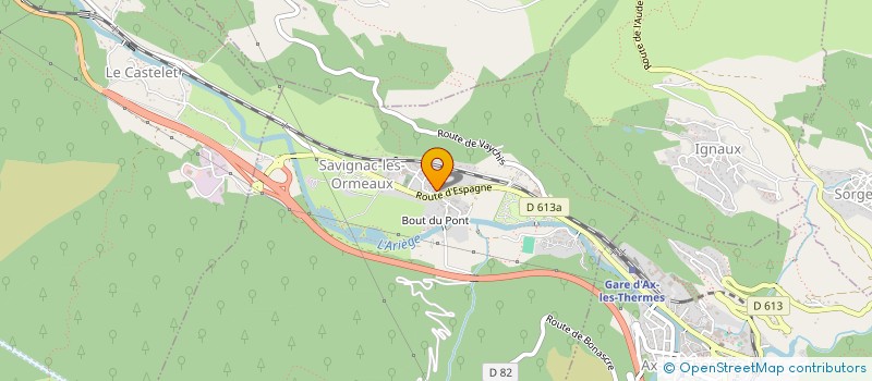 localisation de l'entreprise SEUGIBAS à PRADES