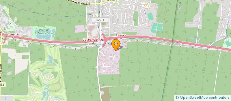 localisation de l'entreprise SEUGIBAS CONCEPT à GUJAN-MESTRAS