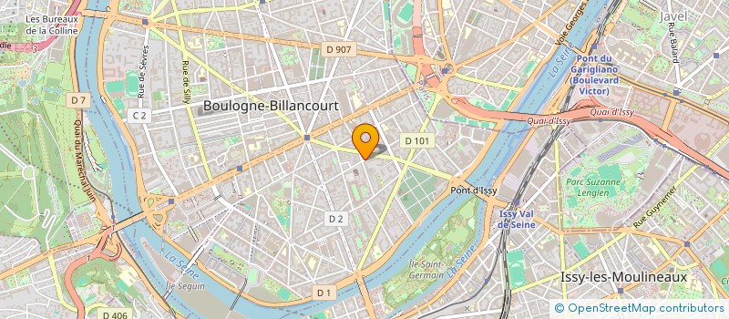 localisation de l'entreprise SEUL AVEC DU MONDE AUTOUR  BOULOGNE-BILLANCOURT