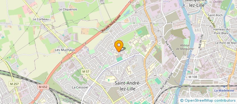 localisation de l'entreprise SEULIN SARL à MARQUETTE-LEZ-LILLE