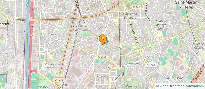 localisation de l'entreprise SEUN SEP LAO FUSION TRAITEUR  GRENOBLE