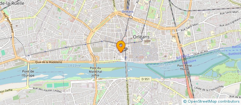 localisation de l'entreprise SEV à ORLEANS