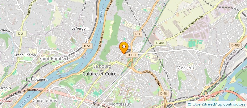 localisation de l'entreprise SEV à CALUIRE-ET-CUIRE