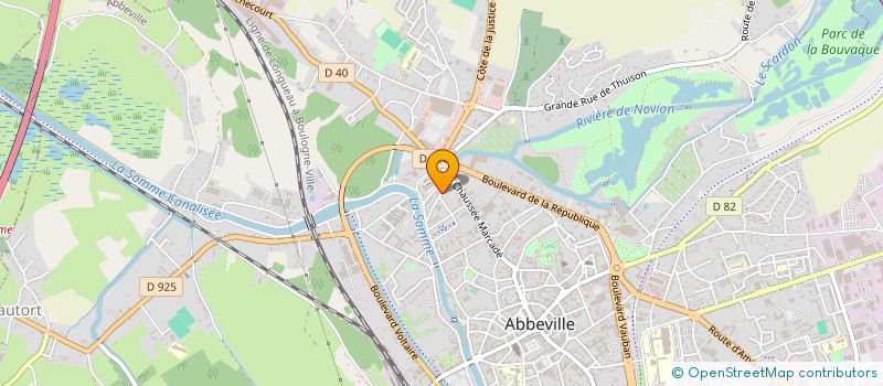 localisation de l'entreprise SEV.COMPAGNIE  ABBEVILLE