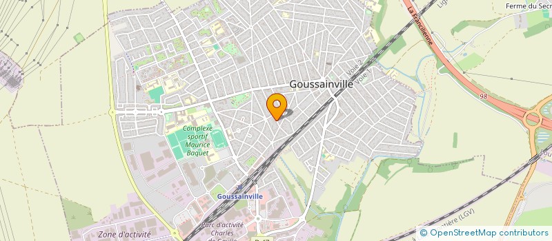 localisation de l'entreprise SEV CONSTRUCTION à GOUSSAINVILLE