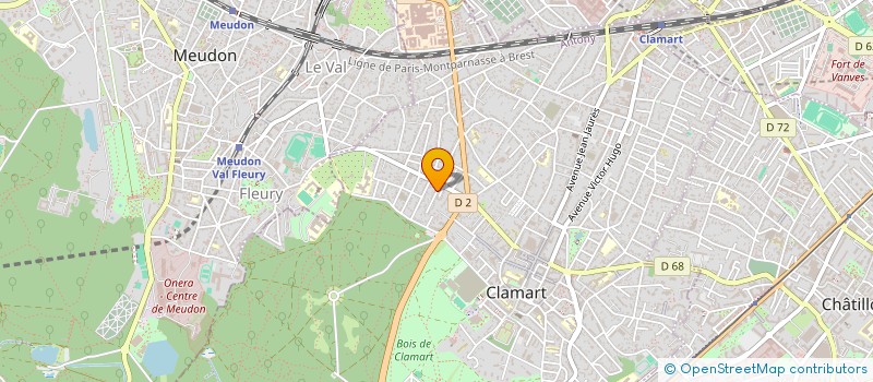 localisation de l'entreprise SEV DESIGN à CLAMART