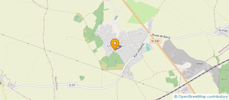 localisation de l'entreprise SEV'DIFFUSIONS à MONTHYON