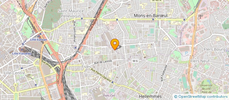 localisation de l'entreprise SEV ET SEB 3 à LILLE