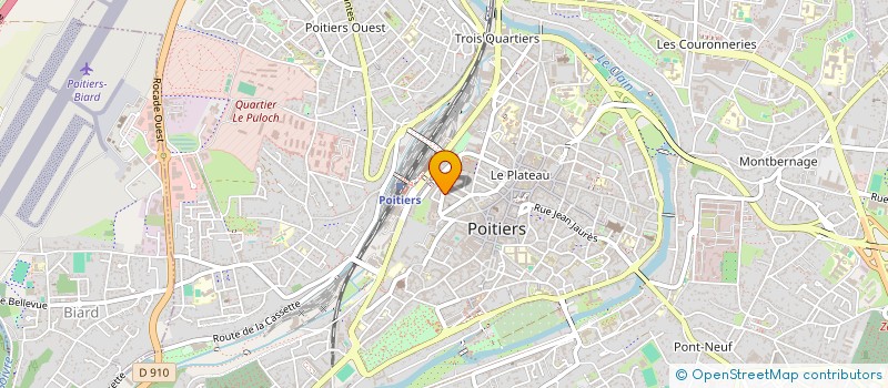 localisation de l'entreprise SEV INVEST  POITIERS