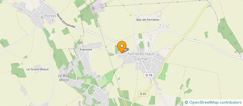 localisation de l'entreprise SEV THERMODIAG à FERRIERES-HAUT-CLOCHER