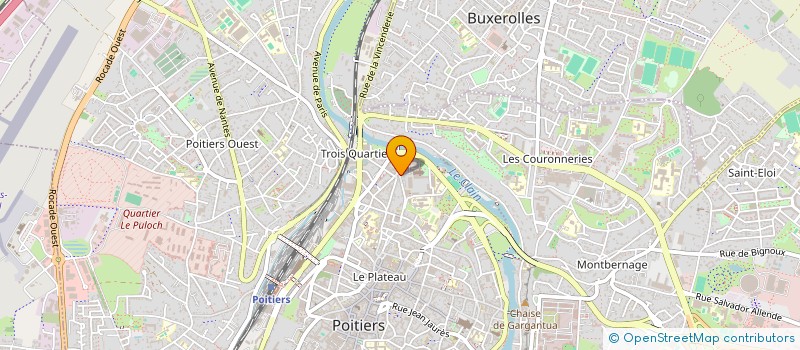 localisation de l'entreprise SEVA  POITIERS