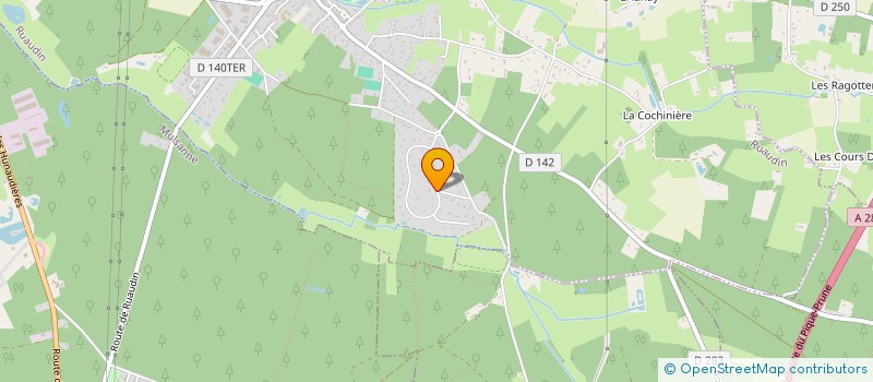 localisation de l'entreprise SEVA  RUAUDIN