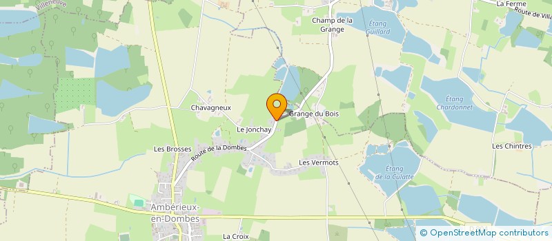 localisation de l'entreprise SEVAD à AMBERIEUX-EN-DOMBES
