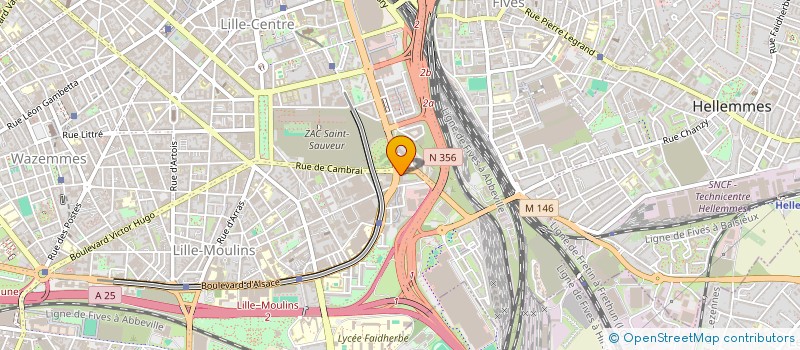 localisation de l'entreprise SEVAIA SAS à LILLE