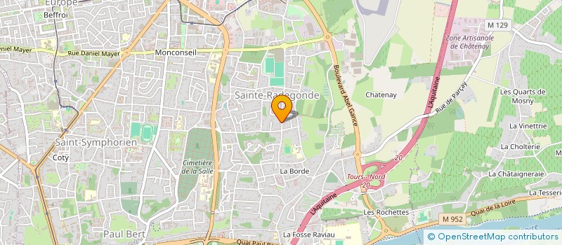 localisation de l'entreprise SEVAL  TOURS