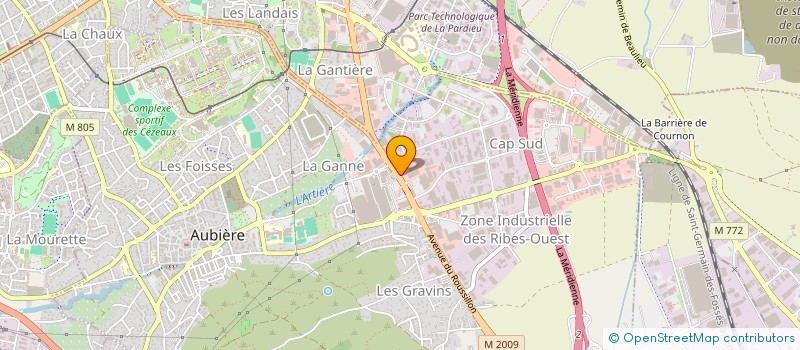 localisation de l'entreprise SEVALE SAS à AUBIERE