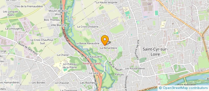 localisation de l'entreprise SEVALHOR à SAINT-CYR-SUR-LOIRE