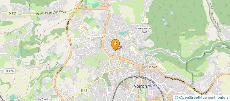 localisation de l'entreprise SEVALOC à VOIRON