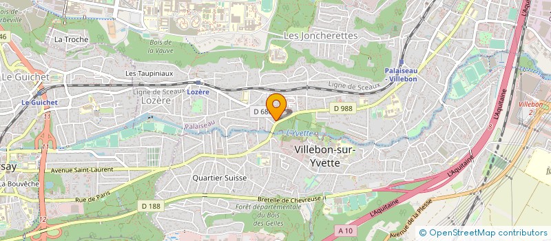 localisation de l'entreprise SEVAM  PALAISEAU