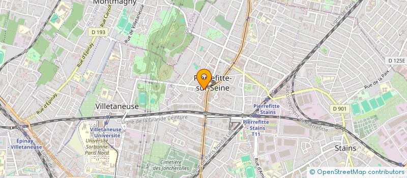 localisation de l'entreprise SEVAN à PIERREFITTE-SUR-SEINE