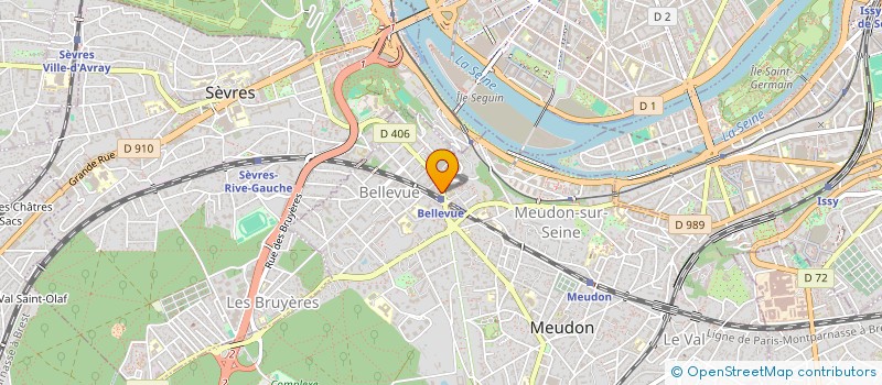 localisation de l'entreprise SEVAN  MEUDON