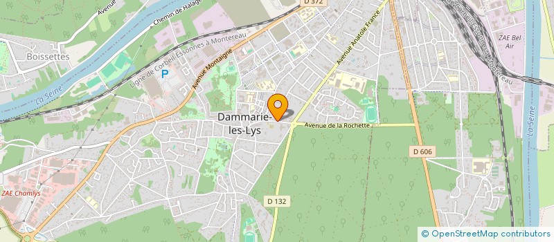 localisation de l'entreprise SEVAN à DAMMARIE-LES-LYS