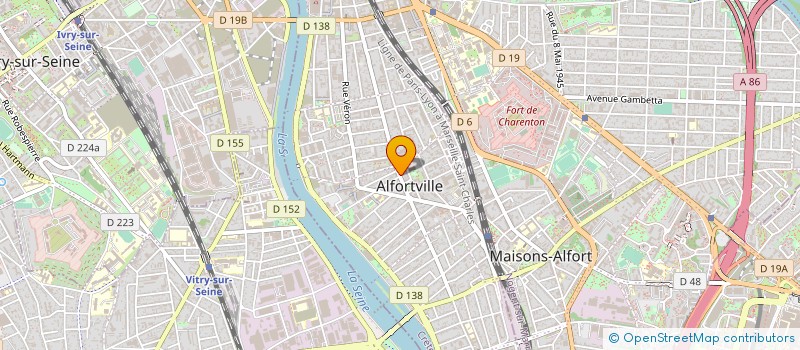 localisation de l'entreprise SEVAN BIJOUX à ALFORTVILLE