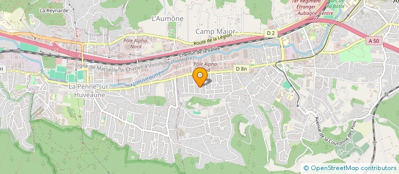 localisation de l'entreprise SEVAN PAYSAGE  AUBAGNE