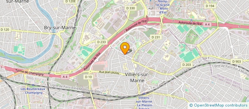 localisation de l'entreprise SEVANAJOS  VILLIERS-SUR-MARNE