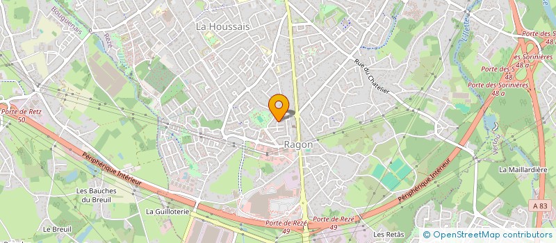 localisation de l'entreprise SEVANDJEFFIMMO  REZE