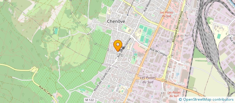 localisation de l'entreprise SEVANE à CHENOVE