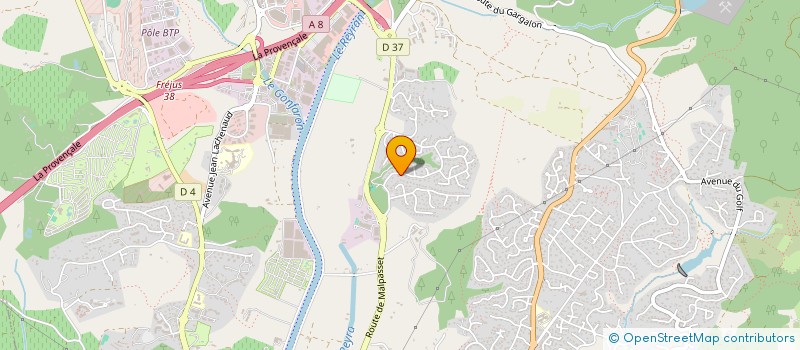 localisation de l'entreprise SEVANLY à FREJUS