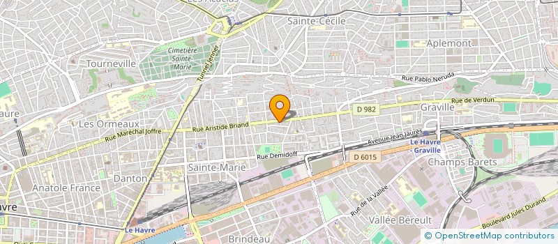 localisation de l'entreprise SEVANTO à LE HAVRE