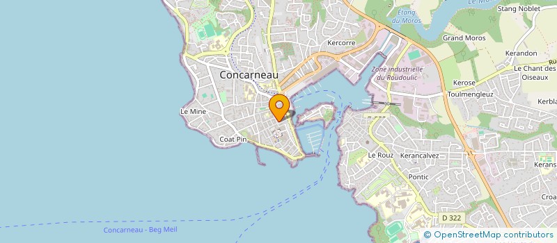 localisation de l'entreprise SEVAURNAT à CONCARNEAU