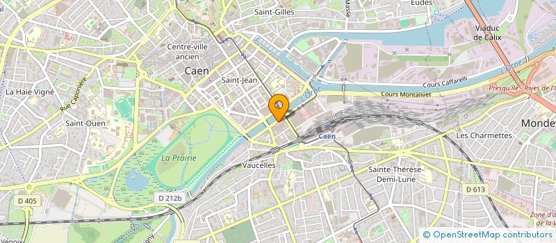 localisation de l'entreprise SEVAUX ET JEAN-JACQUES à CAEN